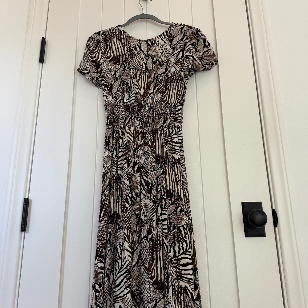 ARITZIA WILFRED DRESS, SMALL, MULTI